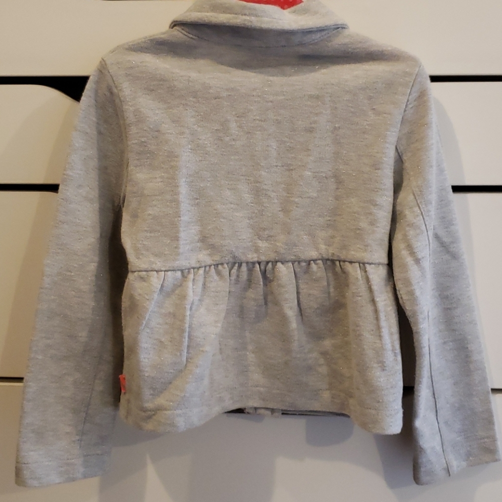 BILLIEBLUSH glittery zip up, sz 4 - Picture 4 of 5